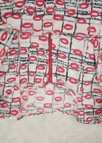 Renkli Baskılı Uzun Kollu Kadın tunık - Görsel 3