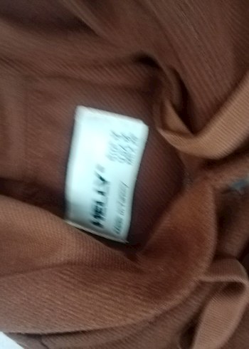 Düğmeli Kahverengi Uzun  mevsımlık kaban - Görsel 2