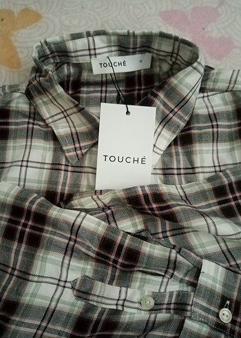 Touché Siyah Ekoseli Oversize Gömlek - Görsel 2