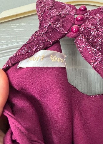 Dantel Detaylı Uzun Abiye Elbise - Görsel 5