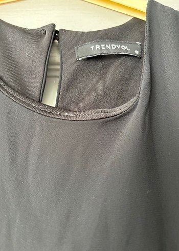 Piliseli Siyah  Kadın Elbise - Görsel 3