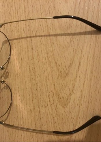 Bej Parlak Kadın Yuvarlak Gözlük - Görsel 3