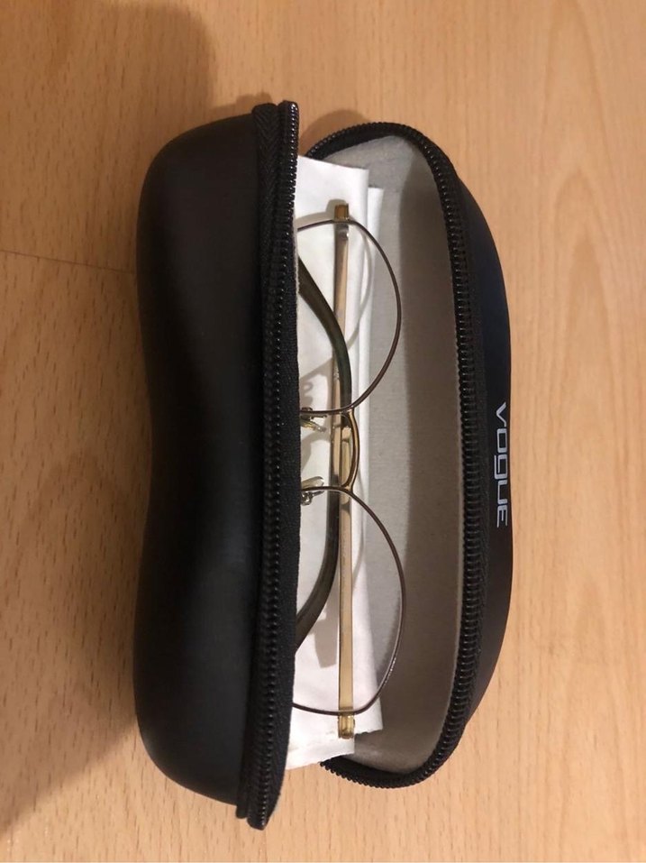 Bej Parlak Kadın Yuvarlak Gözlük - Görsel 2