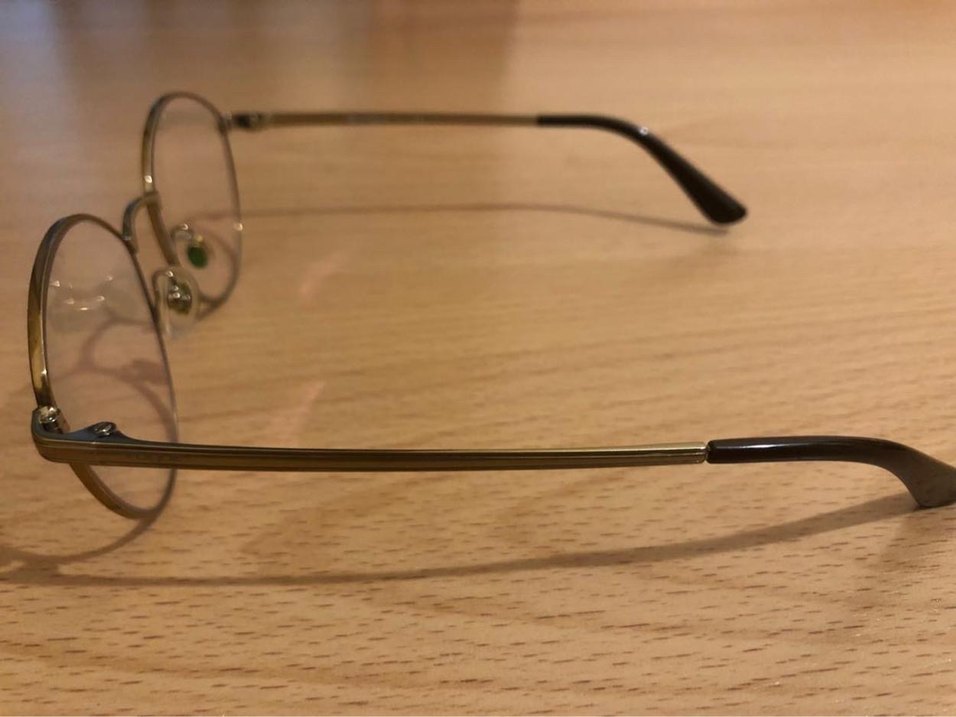 Bej Parlak Kadın Yuvarlak Gözlük - Görsel 5