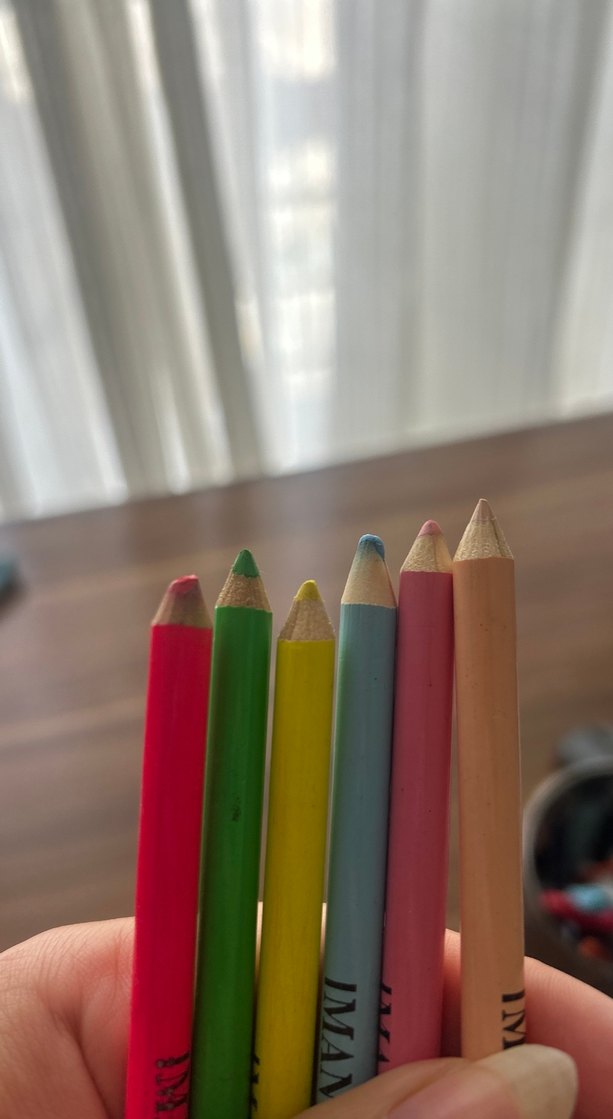 Renkli Pastel İman Of Noble eyeliner lipliner kalem - Görsel 3