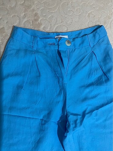 34 Beden Açık mavi ince pantolon geçen sene aldım