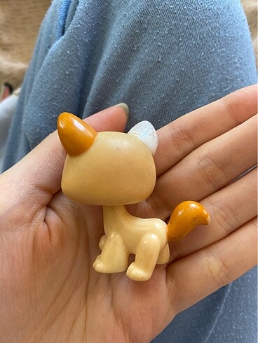 LPS Minişler 2007 hasbro lps eski miniş turuncu kedi miniş