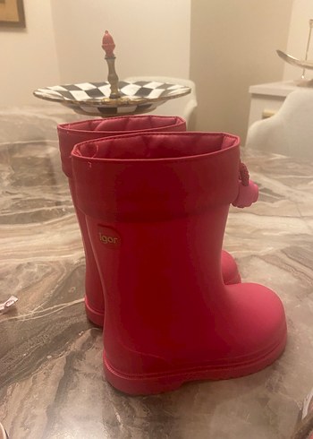 Igor İgor Kız Çocuk Pembe Kauçuk Yağmur Çizmesi 24