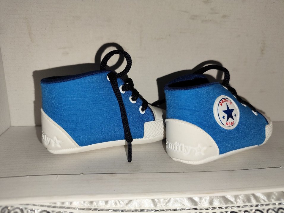 Mavi Erkek Çocuk Spor Ayakkabı Velcro - Görsel 3