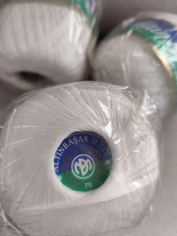 Parlak Pamuk Dantel İpliği No:70 - Görsel 3