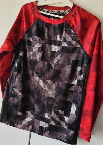 Erkek Çocuk Uzun Kollu Baskılı Spor Tişört - Görsel 3