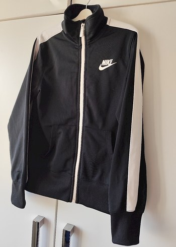 Nike Siyah Fermuarlı Spor Ceket - Görsel 4