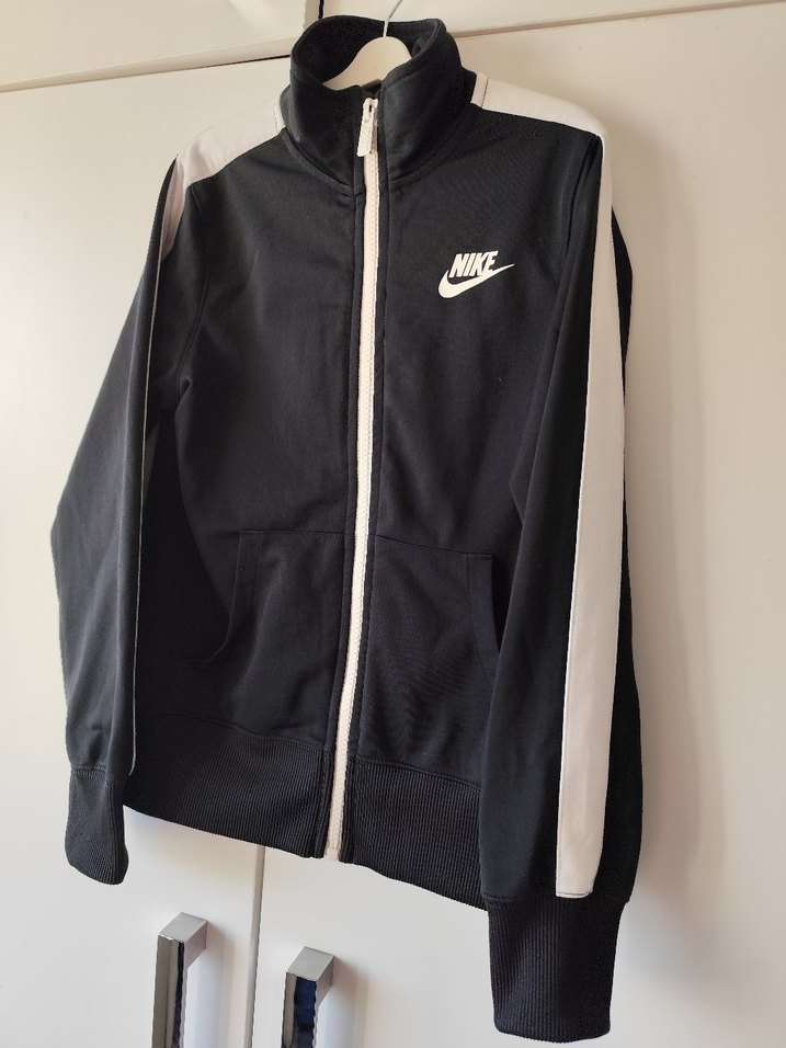 Nike Siyah Fermuarlı Spor Ceket - Görsel 4