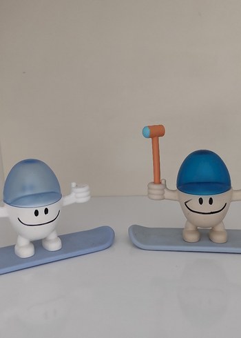 Pastel Mavi Aksiyon Figürü . sevimli yumurtalık. haşlanmış yum.. - Görsel 3