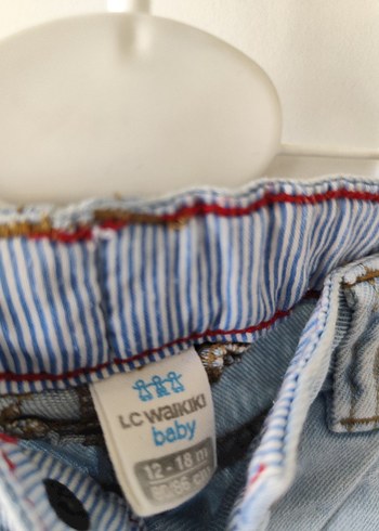 Erkek Çocuk Açık Mavi Bol Kesim Denim Şort - Görsel 6