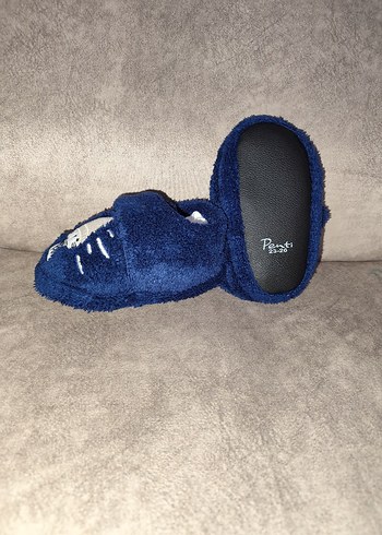 Kız Çocuk Lacivert Sıcak Ev Terliği - Görsel 3