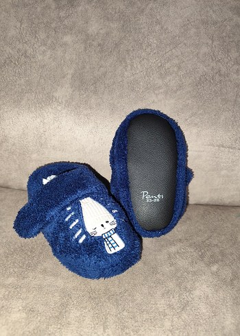 Kız Çocuk Lacivert Sıcak Ev Terliği - Görsel 4