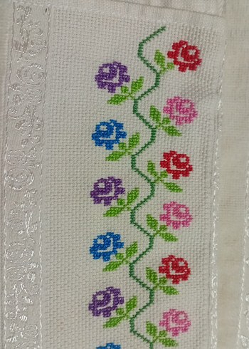 Nakışlı Renkli Havlu Seti - Görsel 2