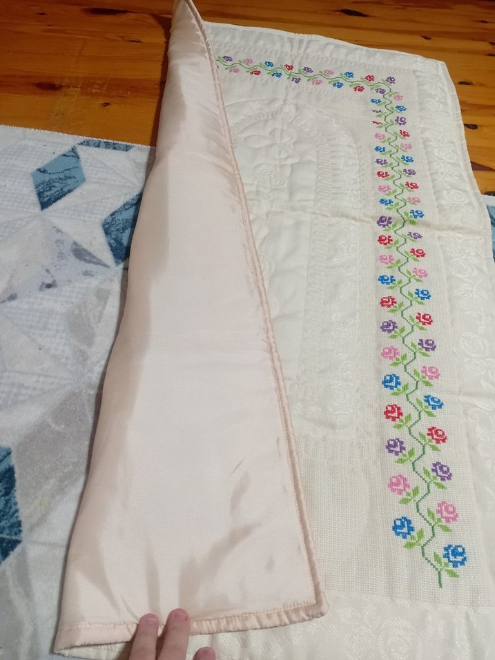 Nakışlı krem seccade - Görsel 2