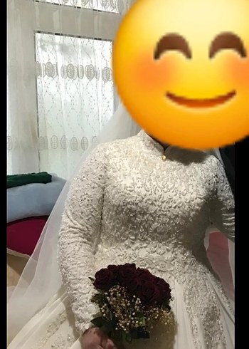 kırmızı gelin buketi - Görsel 5