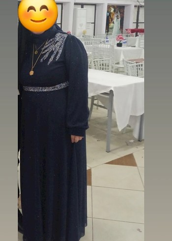 Uzun Kollu Siyah Piliseli Abiye Elbise - Görsel 5