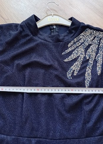 Uzun Kollu Siyah Piliseli Abiye Elbise - Görsel 4