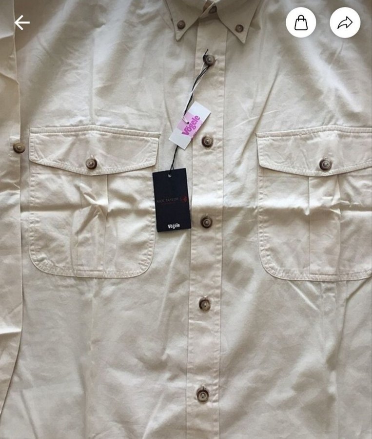 Erkek Beyaz Pamuklu Uzun Kollu Gömlek - Görsel 2