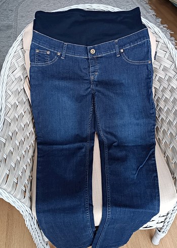 Gör Son Marka Lacivert Hamile Kot Pantolon - Görsel 2