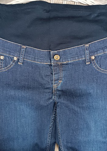 Gör Son Marka Lacivert Hamile Kot Pantolon - Görsel 7