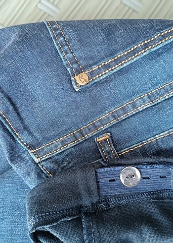 Gör Son Marka Lacivert Hamile Kot Pantolon - Görsel 12