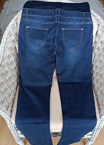 Gör Son Marka Lacivert Hamile Kot Pantolon - Görsel 3