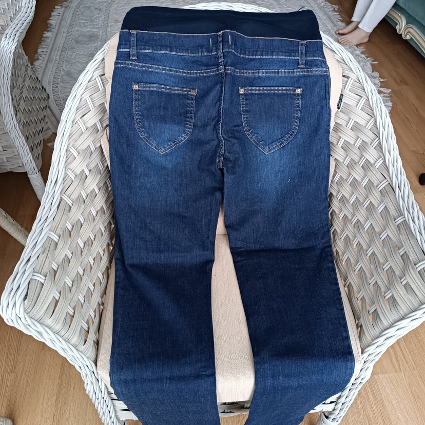 Gör Son Marka Lacivert Hamile Kot Pantolon - Görsel 4