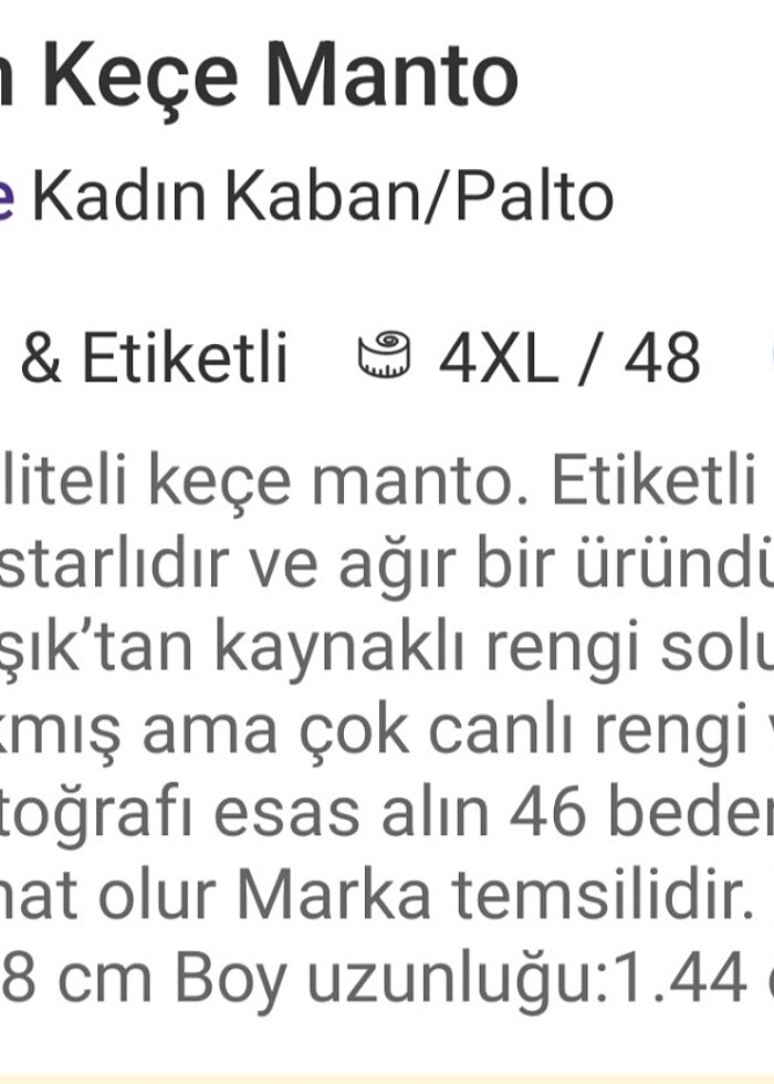 Şık Armine Keçe Manto - Görsel 5
