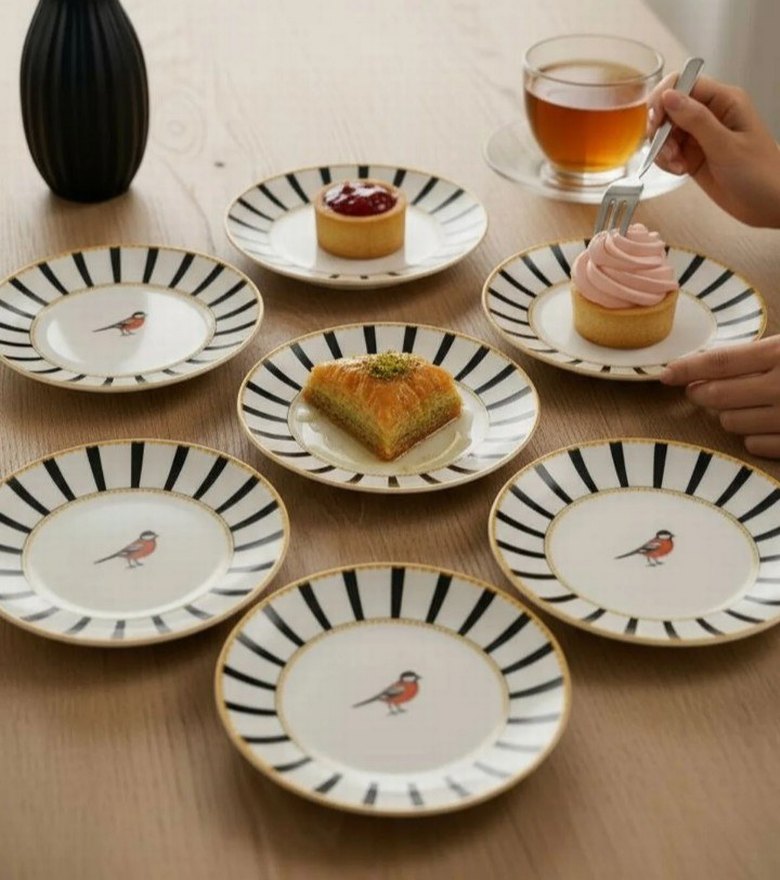 6'li pasta tabağı - Görsel 3