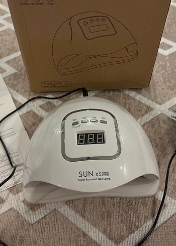 SUNx5 Beyaz Süper Güneş Işığı Tırnak Lambası