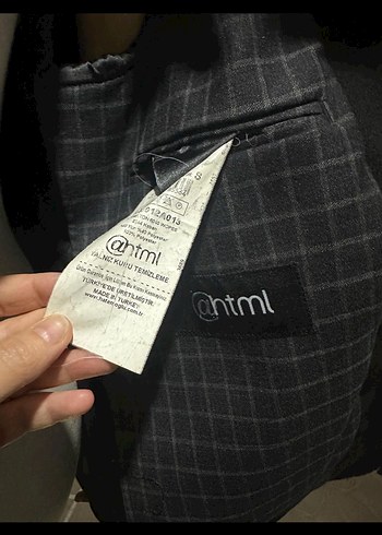 Düğmeli Siyah Gothic Midi Erkek Kaban - Görsel 3