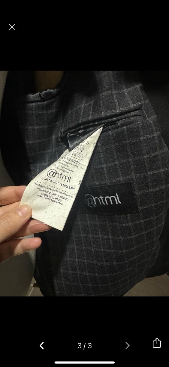 Düğmeli Siyah Gothic Midi Erkek Kaban - Görsel 3