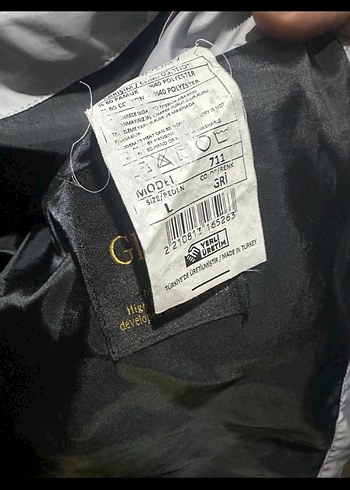 Gri Fermuarlı Erkek Mont - Görsel 4