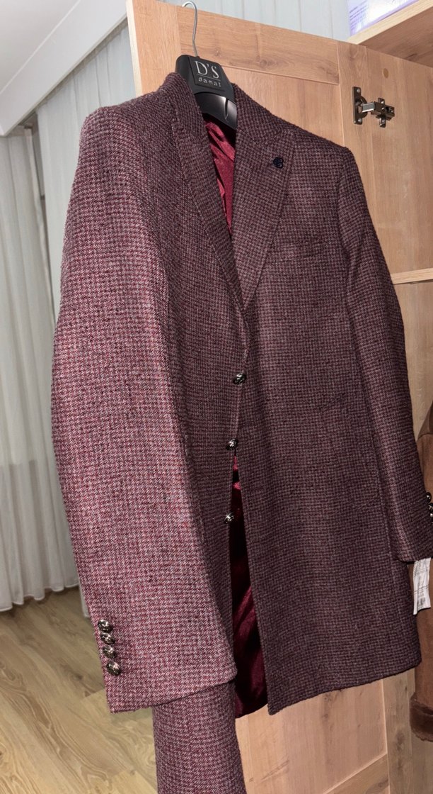 Cengizhan Baybars Slimfit %80 kuzu Yün Erkek Ceket - Görsel 3