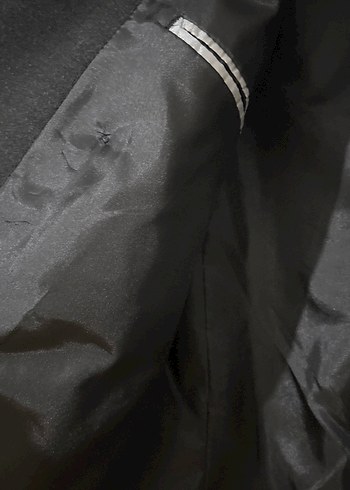 Düğmeli Gri Erkek Midi Ceket - Görsel 4