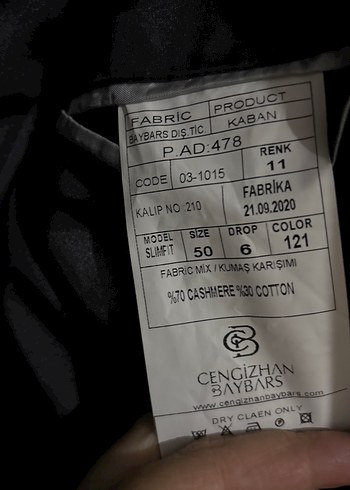 Düğmeli Gri Erkek Midi Ceket - Görsel 6