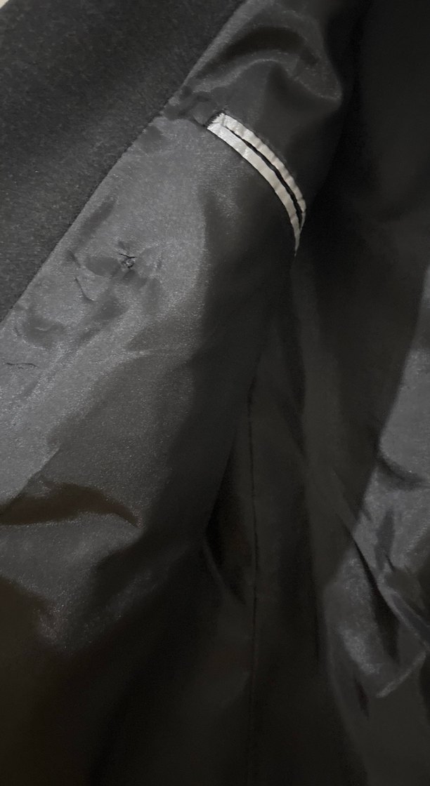 Düğmeli Gri Erkek Midi Ceket - Görsel 4