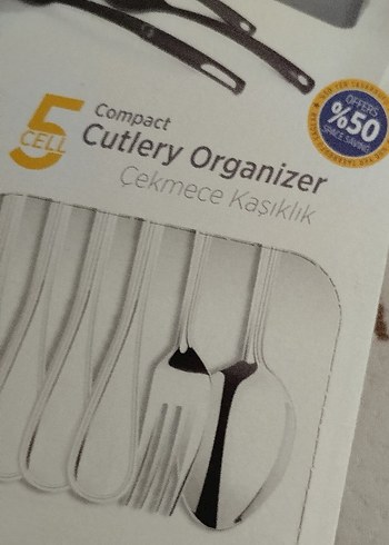 Diğer Gri Kompakt Çekmece Kaşıklık Organizeri
