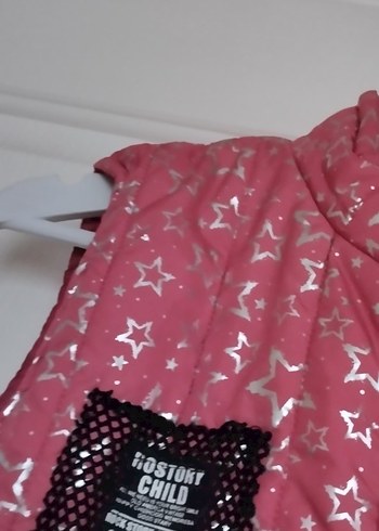 Kız Çocuk Parlak Pembe Fermuarlı Yelek - Görsel 3