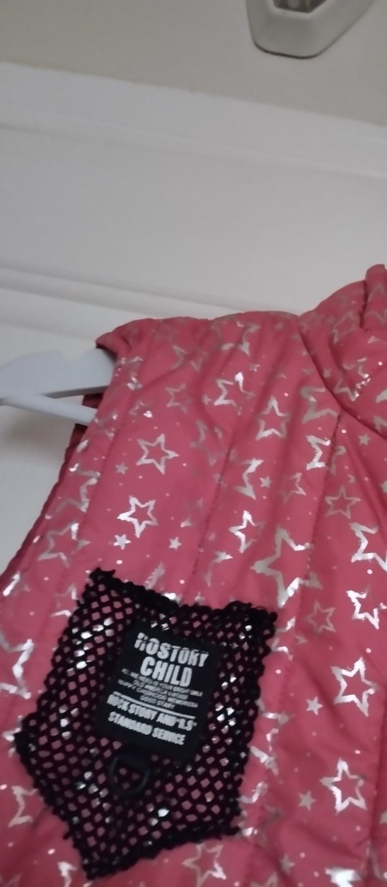 Kız Çocuk Parlak Pembe Fermuarlı Yelek - Görsel 3