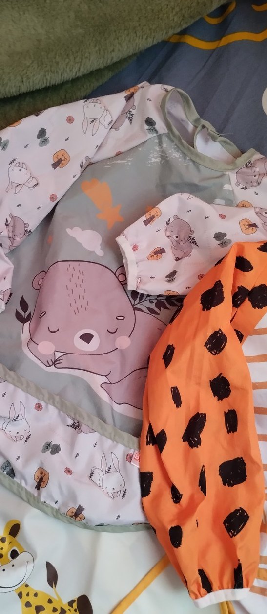 Renkli Desenli Bebek Önlükleri - Görsel 3