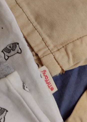 Sarı Pamuklu Bebek Erkek Kıyafet Seti - Görsel 7