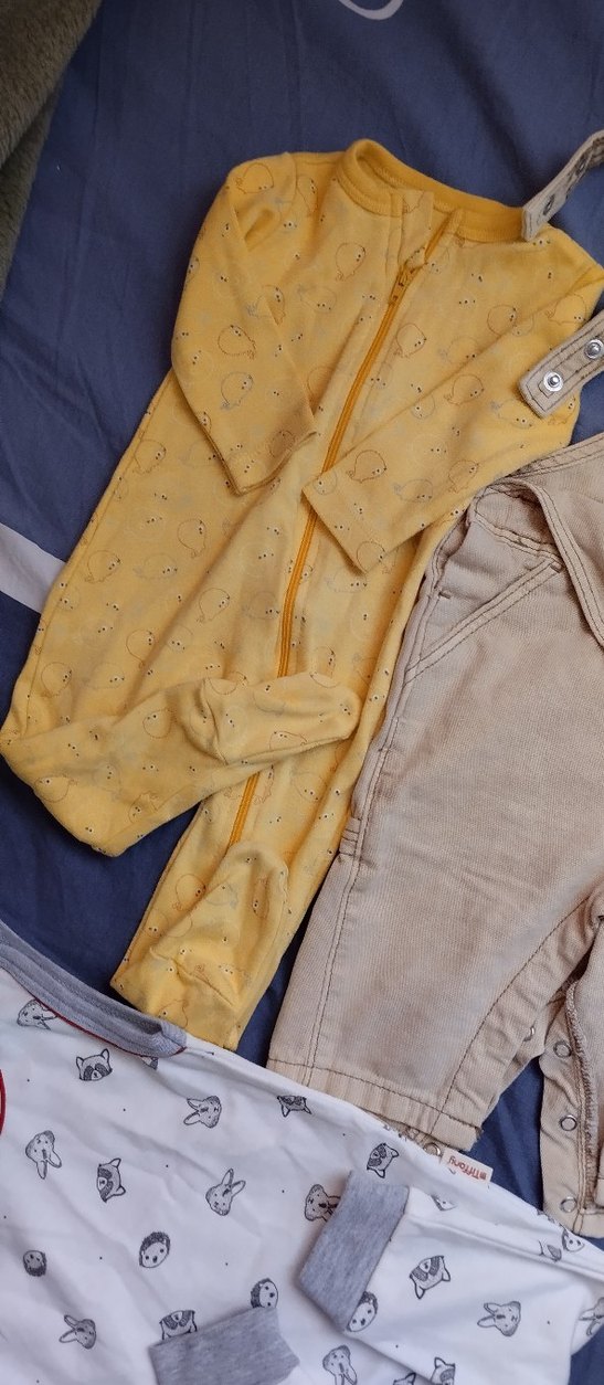 Sarı Pamuklu Bebek Erkek Kıyafet Seti - Görsel 5