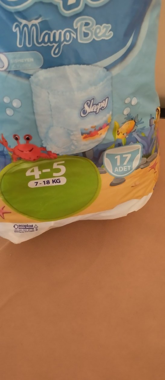 Sleepy Mayo Bez 7-18 KG 10 adet - Görsel 2