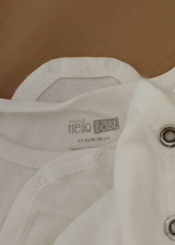 Beyaz Pamuklu Erkek Bebek Kolsuz Body - Görsel 3